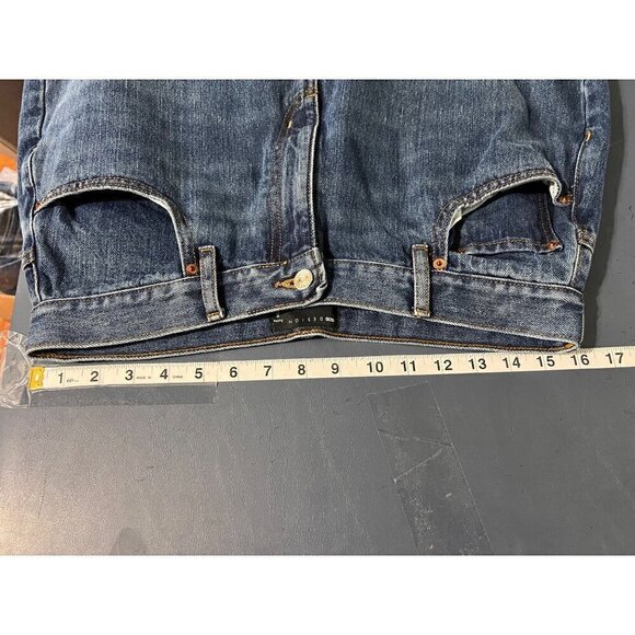 Asos Design High-Waisted Relaxed Fit Denin jeans 32/28 Petite - Picture 4 of 9